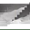 Mexen Velar cabine de douche coulissante 140 x 75 cm, givré, nickel brossé - 871-140-075-31-97