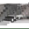 Mexen Velar cabine de douche coulissante 140 x 100 cm, givré, nickel brossé - 871-140-100-31-97