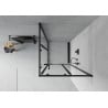Mexen Rio cabine de douche carrée 80 x 80 cm, transparent, noir - 860-080-080-70-00