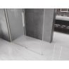 Mexen Velar cabine de douche coulissante 160 x 75 cm, givre, nickel brossé - 871-160-075-31-97