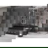 Mexen Velar Duo cabine de douche coulissante 90 x 80 cm, transparent, gun metal - 871-090-080-02-95