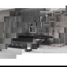Mexen Velar Duo cabine de douche coulissante 80 x 80 cm, givré, métal armé - 871-080-080-32-95