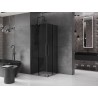 Mexen Velar Duo cabine de douche coulissante 80 x 80 cm, graphite, gun métal - 871-080-080-42-95