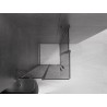 Mexen Velar Duo cabine de douche coulissante 80 x 80 cm, graphite, gun métal - 871-080-080-42-95