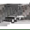 Mexen Velar Duo cabine de douche coulissante 100 x 90 cm, transparent, nickel brossé - 871-100-090-02-97