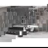 Mexen Velar Duo cabine de douche coulissante 80 x 80 cm, givre, nickel brossé - 871-080-080-32-97