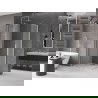 Mexen Velar Duo cabine de douche coulissante 100 x 90 cm, verre dépoli, nickel brossé - 871-100-090-32-97