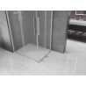 Mexen Velar Duo cabine de douche coulissante 100 x 90 cm, givrée, nickel brossé - 871-100-090-32-97