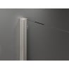 Mexen Velar Duo cabine de douche coulissante 100 x 90 cm, givrée, nickel brossé - 871-100-090-32-97