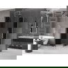Mexen Velar Duo cabine de douche coulissante 80 x 80 cm, graphite, nickel brossé - 871-080-080-42-97