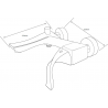 Mexen Estrella robinet de bain, Or - 72330-50