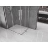Mexen Velar L Duo cabine de douche coulissante 90 x 80 cm, transparent, chrome - 871-090-080-02-03-01