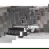 Mexen Velar L Duo cabine de douche coulissante 90 x 80 cm, transparente, chromée - 871-090-080-02-03-01