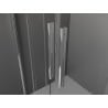Mexen Velar L Duo cabine de douche coulissante 90 x 80 cm, transparent, chrome - 871-090-080-02-03-01