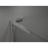Mexen Velar L Duo cabine de douche coulissante 90 x 80 cm, transparent, chrome - 871-090-080-02-03-01