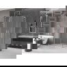 Mexen Velar L Duo cabine de douche coulissante 100 x 90 cm, givré, chrome - 871-100-090-02-33-01