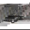 Mexen Velar L Duo cabine de douche coulissante 90 x 80 cm, givrée, dorée - 871-090-080-02-33-50