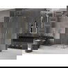Mexen Velar L Duo cabine de douche coulissante 100 x 90 cm, transparent, or - 871-100-090-02-03-50