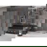 Mexen Velar L Duo cabine de douche coulissante 100 x 90 cm, givre, or rose - 871-100-090-02-33-60