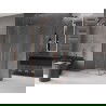 Mexen Velar L Duo cabine de douche coulissante 100 x 90 cm, transparent, cuivre brossé - 871-100-090-02-03-65