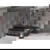 Mexen Velar L Duo cabine de douche coulissante 90 x 80 cm, givrée, cuivre brossé - 871-090-080-02-33-65