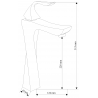 Mexen Estrella R02 ensemble bain, chrome - 72313R02-00