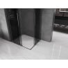 Mexen Velar L Duo cabine de douche coulissante 90 x 80 cm, graphite, gris canon brossé - 871-090-080-02-43-66