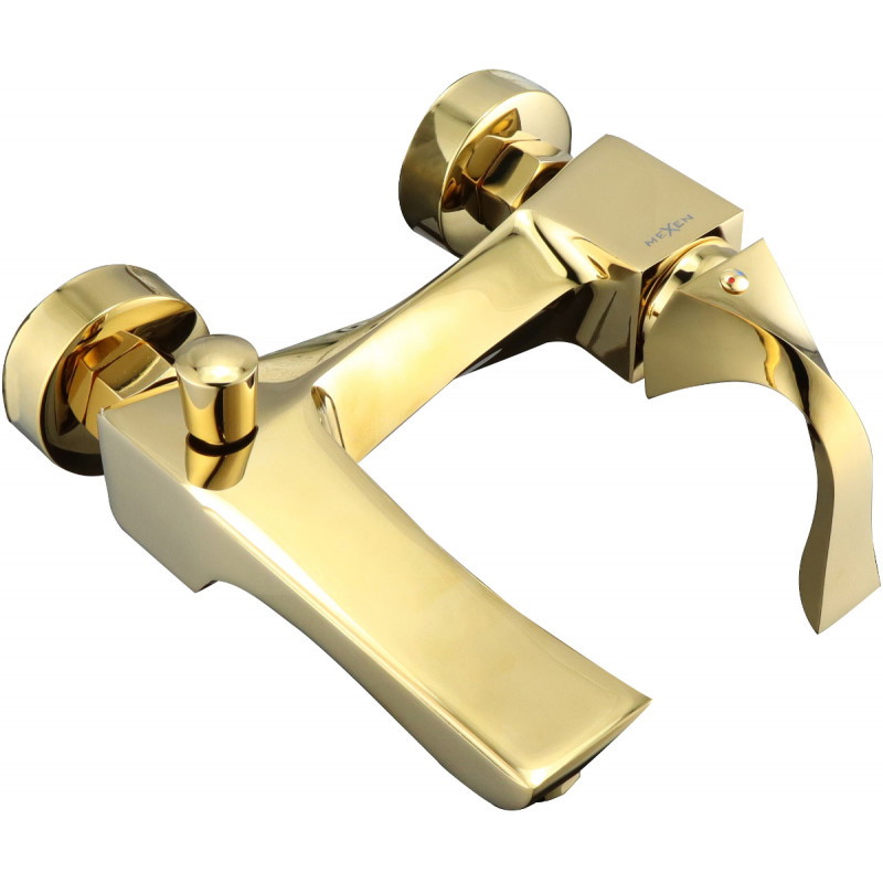 Mexen Estrella R02 robinet de baignoire avec ensemble de douche, or - 7233R02-50