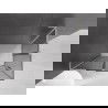 Mexen Velar L Duo cabine de douche coulissante 90 x 80 cm, graphite, nickel brossé - 871-090-080-02-43-97