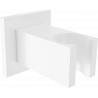 Mexen Cube support de douche, blanc - 79350-20