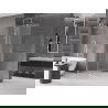 Mexen Velar paroi de douche rabattable Walk-in 85 x 200 cm, verre dépoli 8 mm, chrome - 871-085-000-33-01