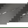 Mexen Velar paroi de douche coulissante Walk-in 100 x 200 cm, verre dépoli 8 mm, chrome - 871-100-000-33-01