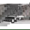 Mexen Velar paroi de douche pliante Walk-in 130 x 200 cm, verre dépoli 8 mm, chrome - 871-130-000-33-01