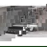 Panneau de douche Mexen Velar Walk-in 140 x 200 cm, verre dépoli 8 mm, chrome - 871-140-000-33-01