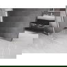 Mexen Velar paroi de douche coulissante Walk-in 90 x 200 cm, verre dépoli 8 mm, blanche - 871-090-000-33-20