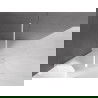 Mexen Velar paroi de douche coulissante Walk-in 100 x 200 cm, verre dépoli 8 mm, blanc - 871-100-000-33-20