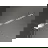 Mexen Velar paroi de douche coulissante Walk-in 90 x 200 cm, verre dépoli 8 mm, blanche - 871-090-000-33-20