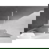 Mexen Velar paroi de douche coulissante Walk-in 140 x 200 cm, graphite 8 mm, blanc - 871-140-000-43-20