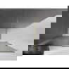 Mexen Velar paroi de douche pliante Walk-in 150 x 200 cm, graphite 8 mm, doré - 871-150-000-43-50