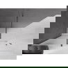 Mexen Velar paroi de douche rétractable Walk-in 150 x 200 cm, verre dépoli 8 mm, gris gun métal brossé - 871-150-000-33-66