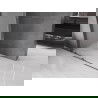 Mexen Velar paroi de douche coulissante Walk-in 150 x 200 cm, verre dépoli 8 mm, gun metal - 871-150-000-33-95