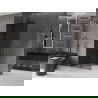 Mexen Velar paroi de douche pliante Walk-in 70 x 200 cm, graphite 8 mm, gun metal - 871-070-000-43-95