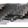 Mexen Velar paroi de douche pliable Walk-in 75 x 200 cm, graphite 8 mm, gun metal - 871-075-000-43-95