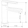 Mexen Sabre R72 ensemble de bain, chrome - 72103R72-00