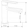 Mexen Sabre R05 ensemble de bain, noir - 72103R05-70
