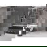 Mexen Velar paroi de douche pliante Walk-in 150 x 200 cm, verre dépoli 8 mm, nickel brossé - 871-150-000-33-97