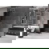 Mexen Velar paroi de douche pliante Walk-in 80 x 200 cm, graphite 8 mm, nickel brossé - 871-080-000-43-97