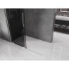 Mexen Velar paroi de douche coulissante Walk-in 160 x 200 cm, graphite 8 mm, nickel brossé - 871-160-000-43-97