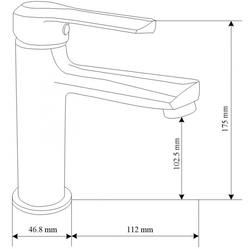 Mexen Sabre DF05 ensemble de douche, chrome - 72104DF05-00