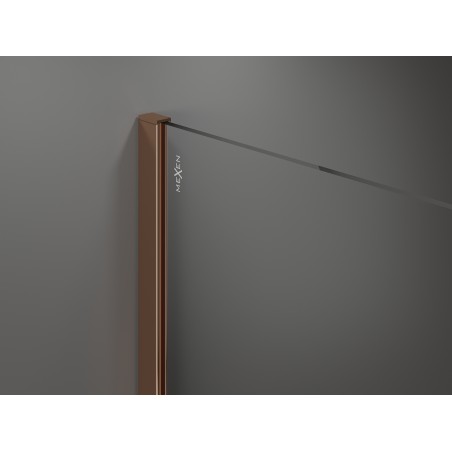 Mexen listwa murale pour paroi de douche, or rose - 800-00-60